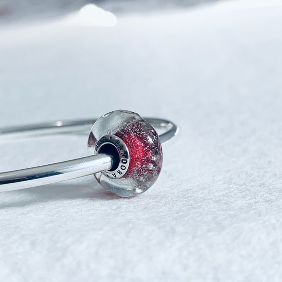 BRAND NEW AUTHENTIC Pandora Wavy Fancy Murano Glass Charm - Picture 3 of 7